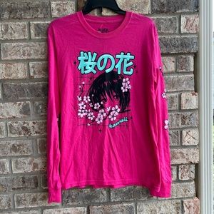 🍒💣 Kawaii anime style art long sleeve t-shirt